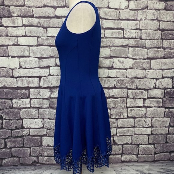 Maia Blue Sleeveless Dress Size 2 - Picture 5 of 10
